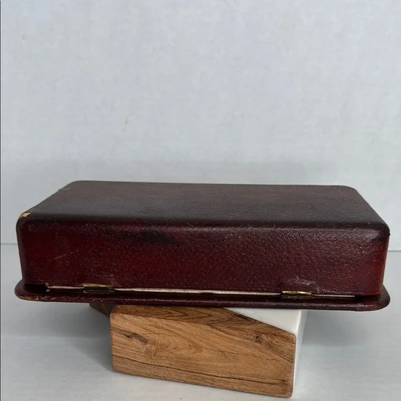 Antique Leather The Dahme Company Cincinnati Case or Dresser Box